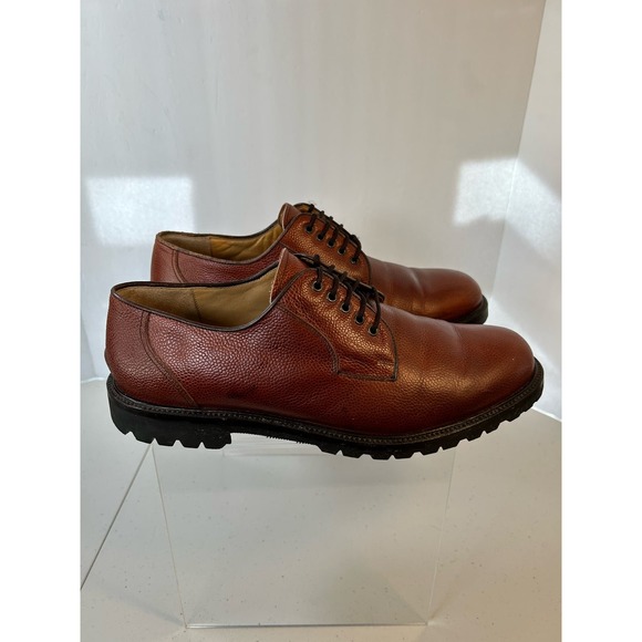Italian Premier by Nordstrom Sega Pirelli Men’s Size 9 Cognac Leather Oxfords main image 4